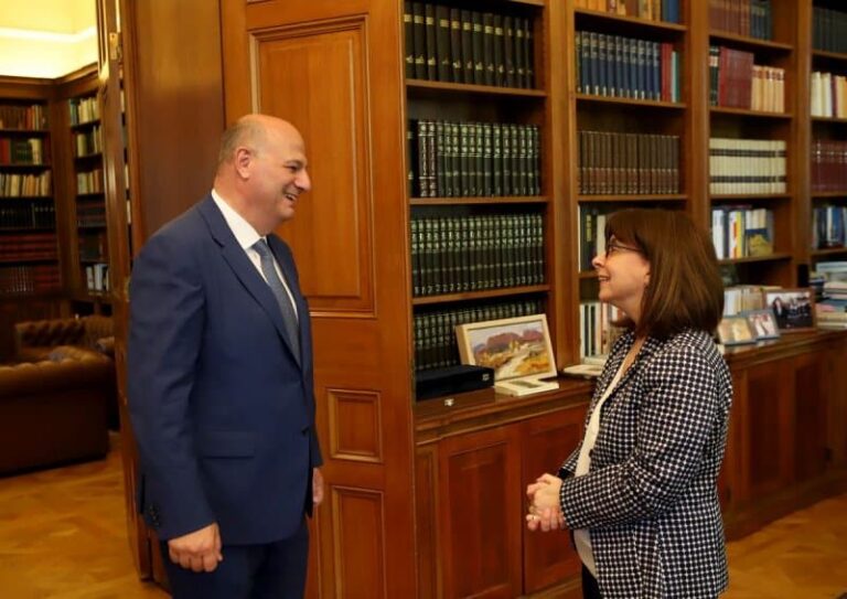 Η Δικαιοσύνη στο επίκεντρο της συνάντησης Σακελλαροπούλου – Τσιάρα (εικόνες)
