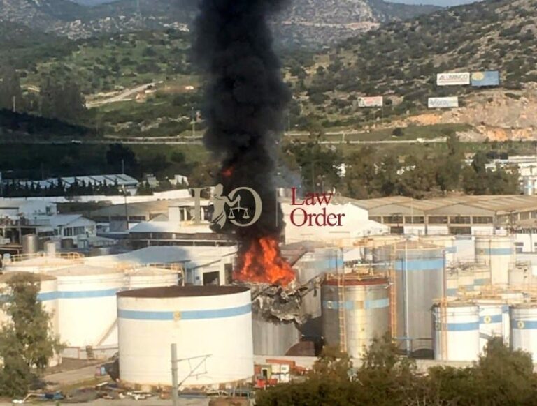 Πυρκαγιά σε εργοστάσιο με χημικά στην Αυλίδα Εύβοιας – Συναγερμός στην Πυροσβεστική