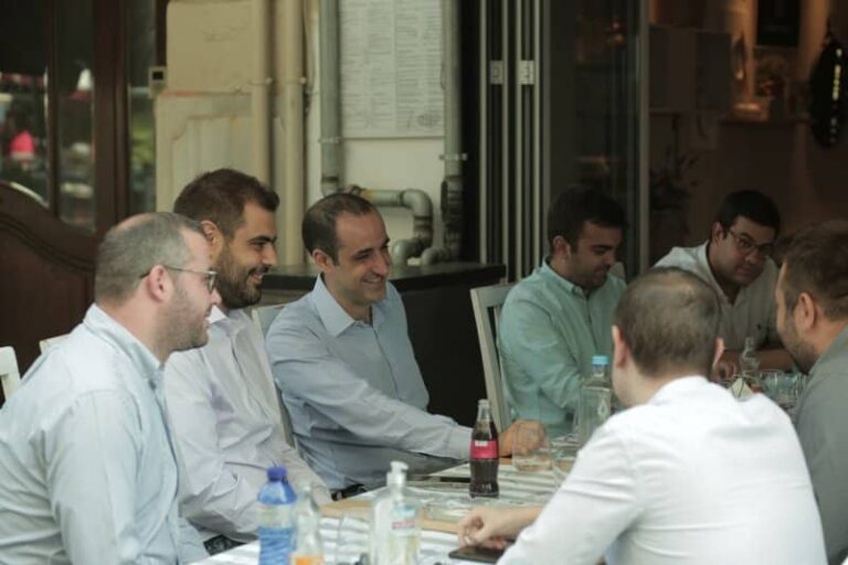 Ο Δημητριάδης με ΟΝΝΕΔίτες στη Θεσσαλονίκη (εικόνες)