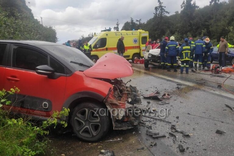 Χανιά: Σοβαρό τροχαίο στον ΒΟΑΚ – Νεκρός ένας οδηγός (εικόνες & βίντεο)