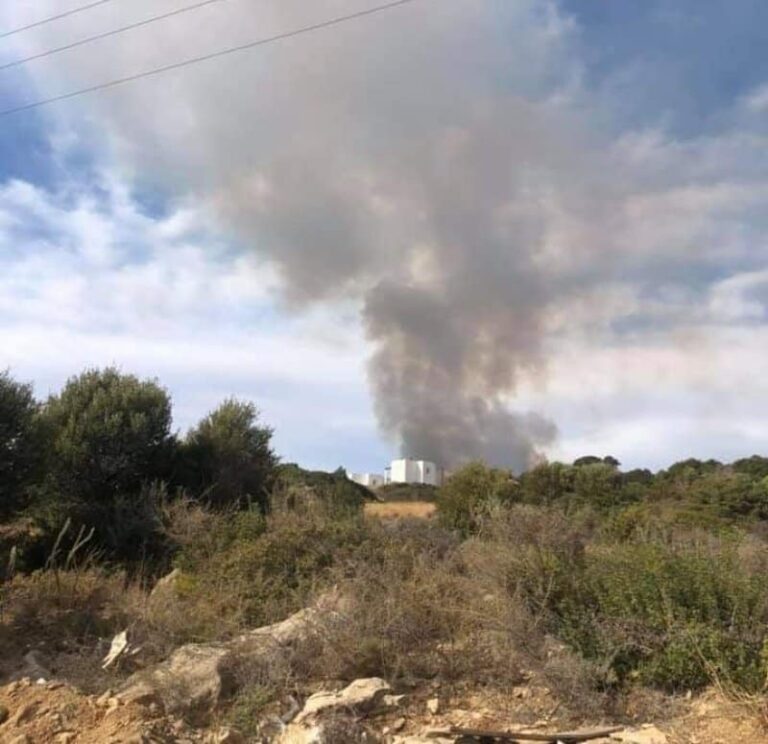 Υπό έλεγχο η πυρκαγιά στο Ασκληπιείο της Ρόδου (εικόνες)