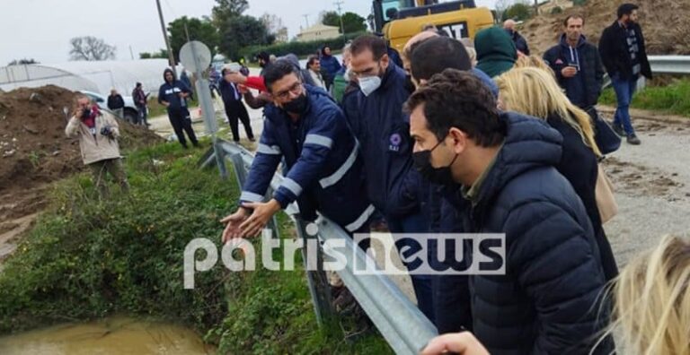 Ηλεία: Κυβερνητικό κλιμάκιο στις πληγείσες περιοχές του Κάμπου (εικόνες)