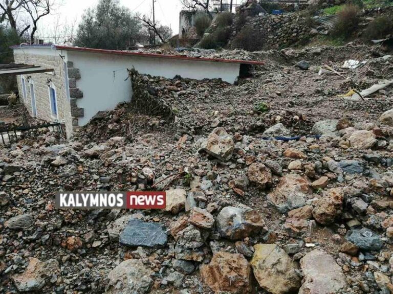 Κακοκαιρία: Σε κατάσταση έκτακτης ανάγκης κηρύχθηκε η Κάλυμνος