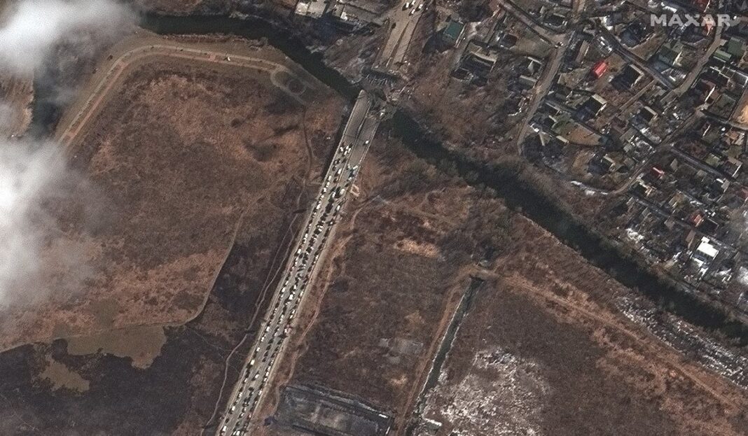 Δορυφορική εικόνα από το Κίεβο