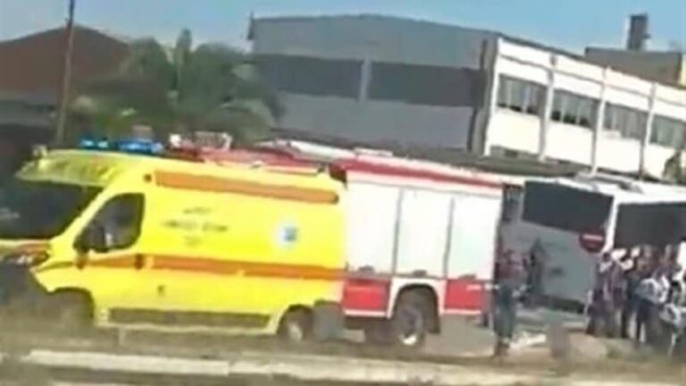 Τροχαίο ατύχημα για λεωφορείο των ΚΤΕΛ με 12 τραυματίες στη Θεσσαλονίκη (Βίντεο)