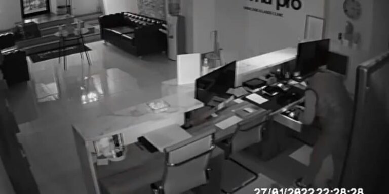 Ληστεία στην κλινική της Στικούδη – Στη δημοσιότητα αποκαλυπτικό βίντεο