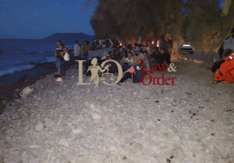 Απόβαση μεταναστών στη Λέσβο (Εικόνες)
