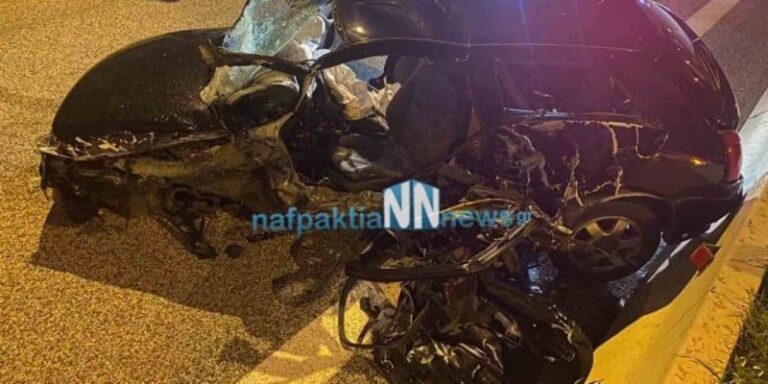 Τροχαίο στην Ιόνια Οδό στο Αντίρριο – Στο νοσοκομείο ο ένας οδηγός