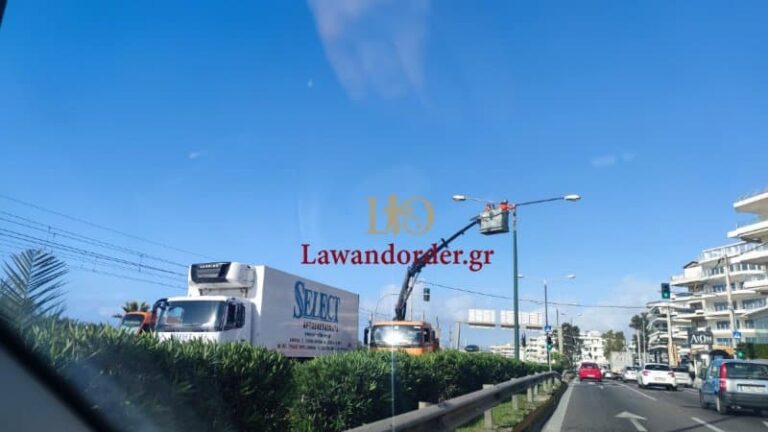 Κίνηση στους δρόμους: Σημειωτόν τα οχήματα στη Λεωφόρο Ποσειδώνος λόγω έργων (βίντεο)