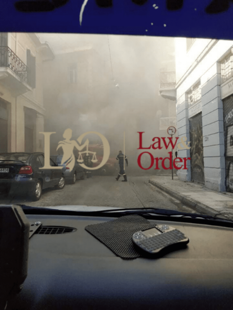 Πυρκαγιά στο κέντρο της Αθήνας