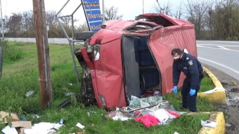 Τροχαίο δυστύχημα στο Πλατύ Ημαθίας: Νεκρός ένας 65χρονος (εικόνες & βίντεο)