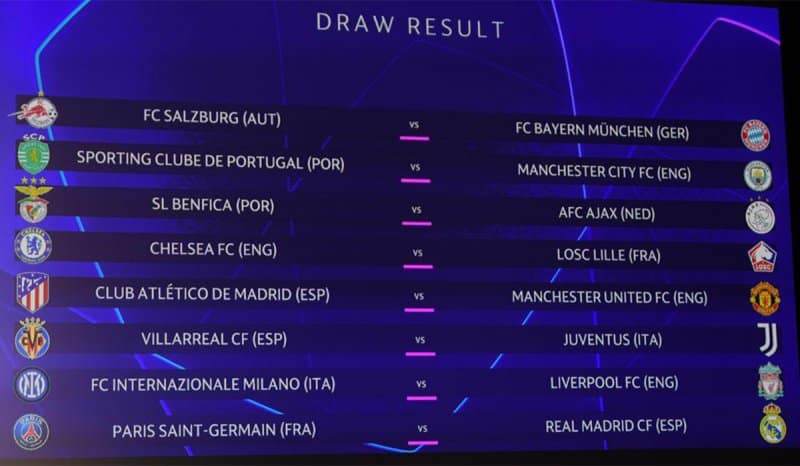 uefa champions league 202122 round of 16 draw 2