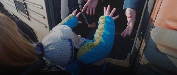 ukraine refugee baby