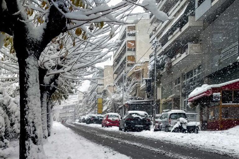 Χιόνι στην Αθήνα