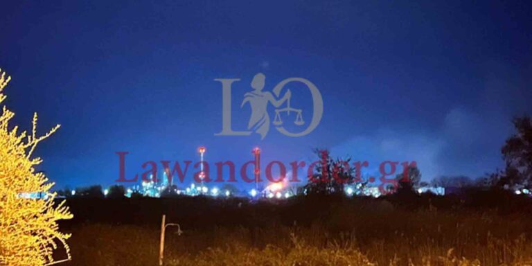 Νέα Καρβάλη: Φωτιά σε δεξαμενή εγκαταστάσεων πετρελαίου (βίντεο & εικόνες)