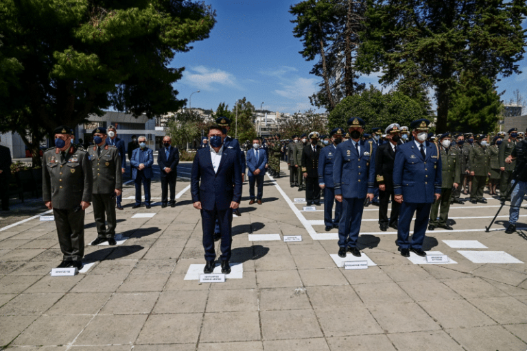 Ο Χαρδαλιάς παρέστη στην εκδήλωση μνήμης για τους πεσόντες υπέρ της πατρίδας αξιωματικούς και οπλίτες του Υγειονομικού Σώματος