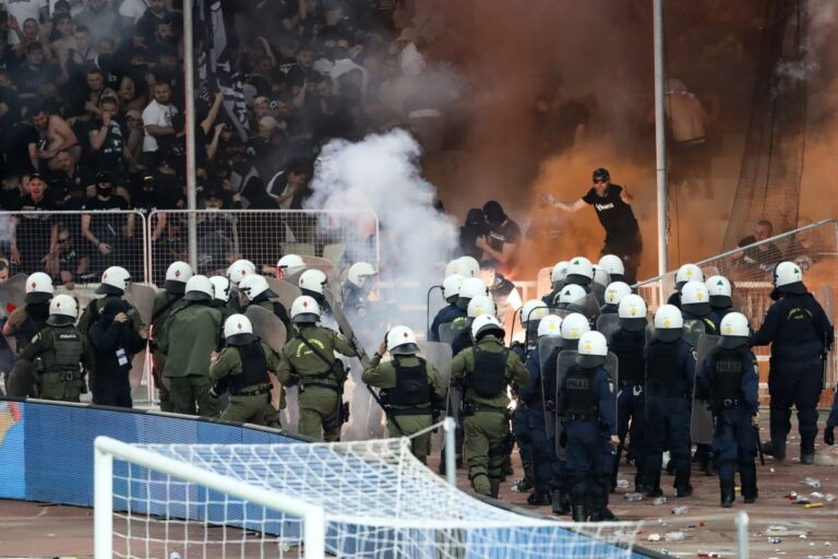 Επεισόδια στον τελικό του Κυπέλλου Ελλάδας