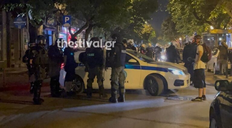 Προσαγωγές από την ΕΛΑΣ για τα επεισόδια στο κέντρο της Θεσσαλονίκης