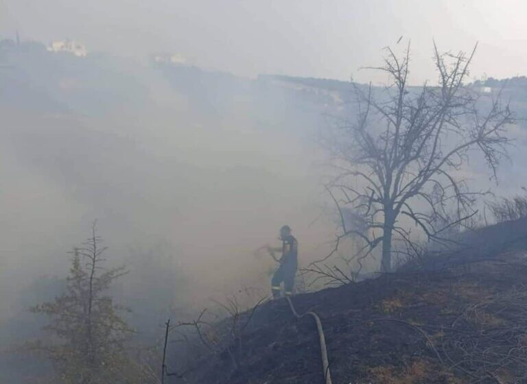 Φωτιά στην Αγία Τριάδα της Θεσσαλονίκης