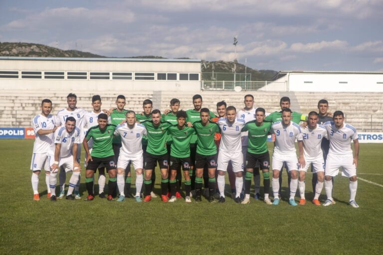 Εικόνες από την αναμέτρηση της Εθνικής Ομάδας Ενόπλων Δυνάμεων κόντρα στον Μακεδονικό