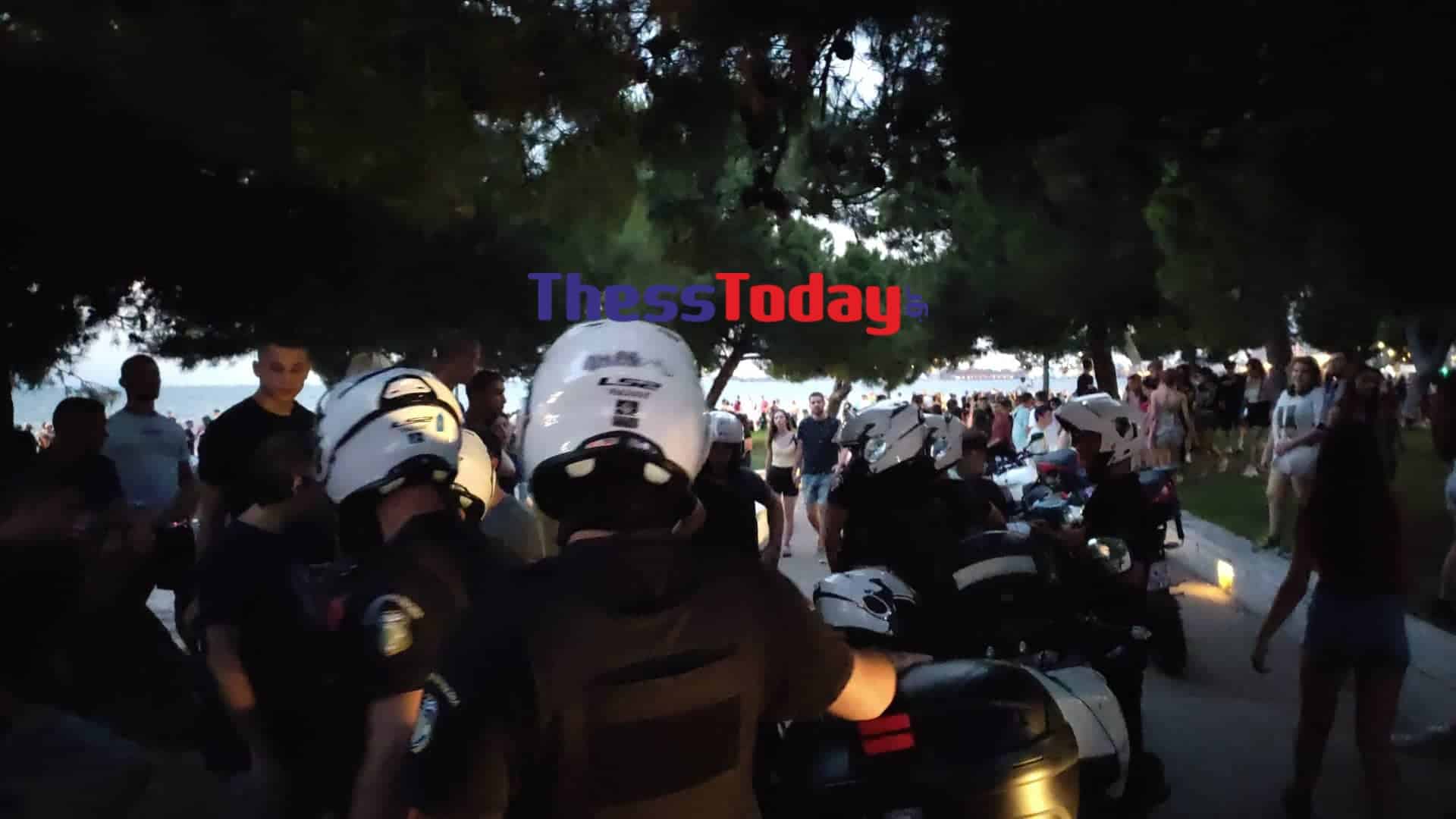 Αστυνομικοί στο Thessaloniki Pride μετά την ένταση