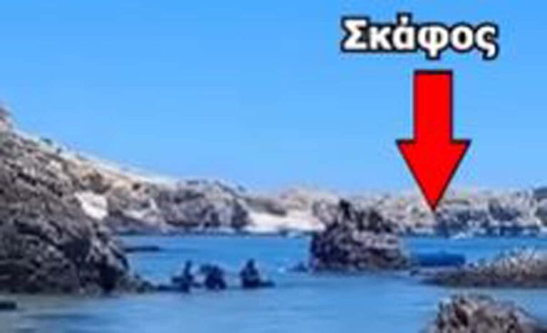 Απίστευτες σκηνές στη Ρόδο: Μετανάστες φτάνουν σε παραλία και περνούν δίπλα από τουρίστες που κάνουν μπάνιο (βίντεο)