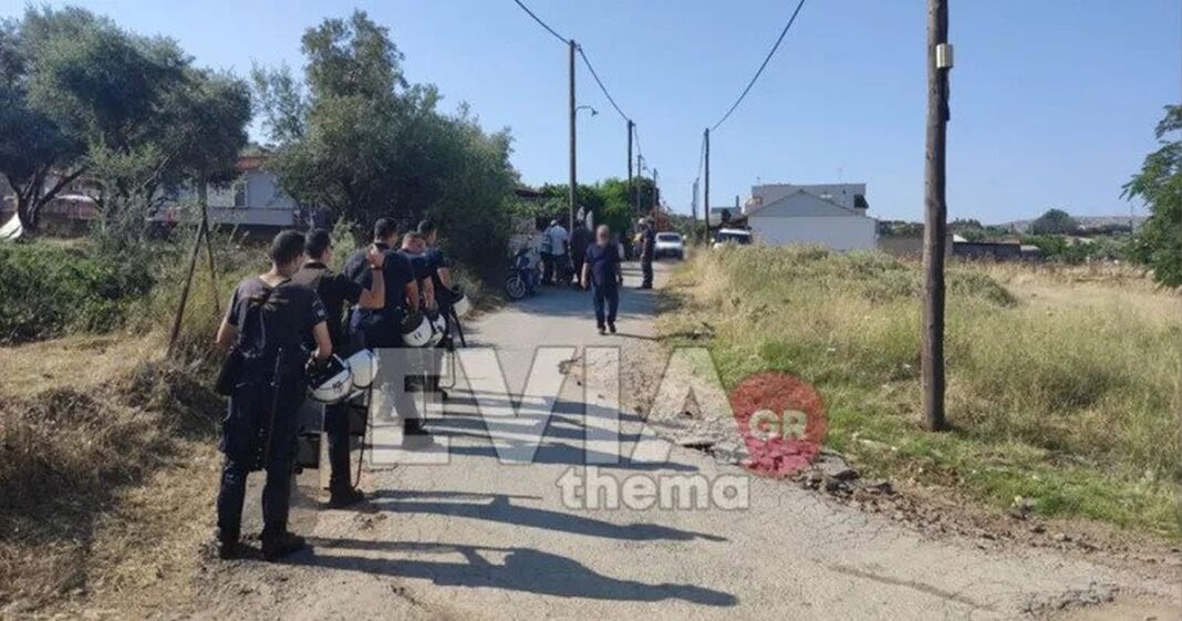 Επιχείρηση της Αστυνομίας σε οικισμό Ρομά στη Χαλκίδα