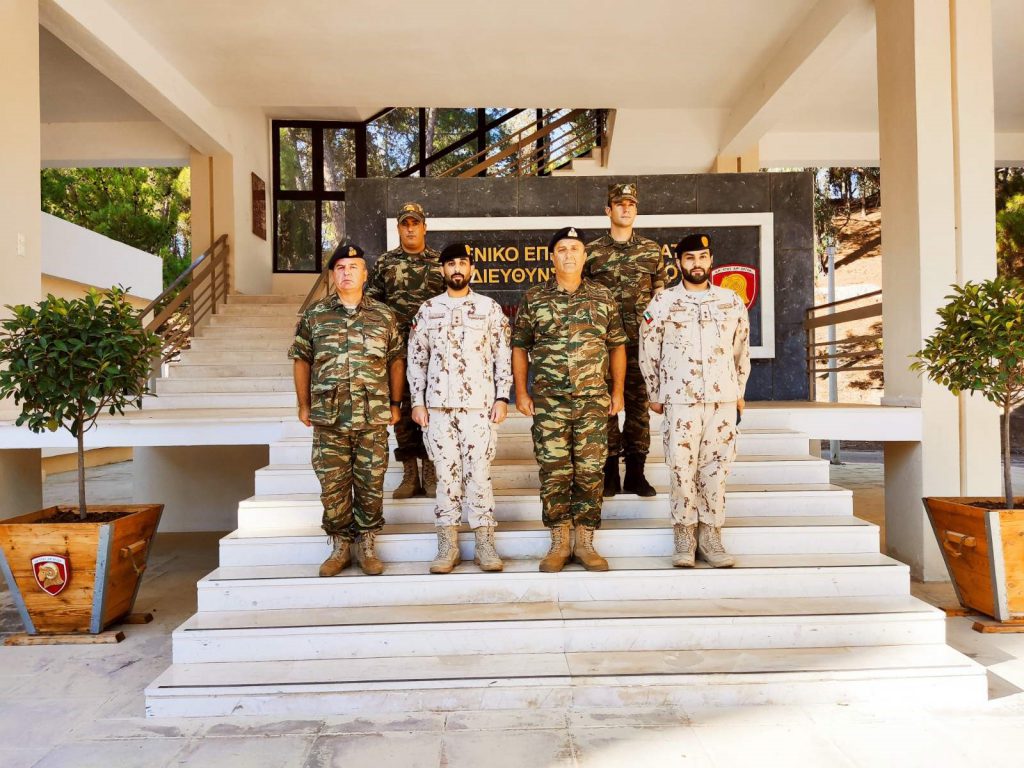 Εκπαίδευση αξιωματικών του Στρατού των Ηνωμένων Αραβικών Εμιράτων στο Λουτράκι