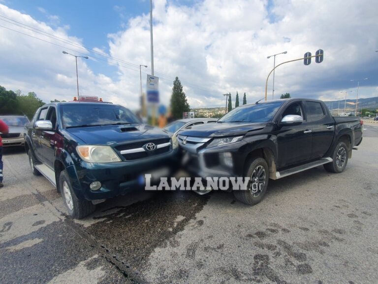 Λαμία: Τριπλή σύγκρουση οχημάτων γιατί δεν… δούλευαν τα φανάρια! (εικόνες & βίντεο)