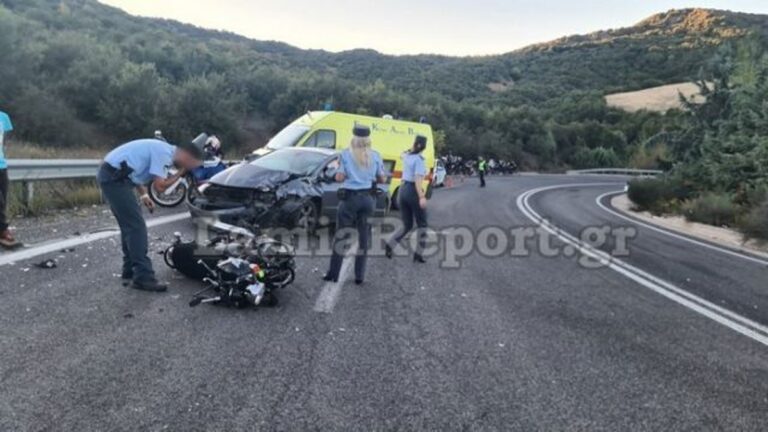 Τραγωδία στη Λαμία: Νεκρός 50χρονος μοτοσικλετιστής σε τροχαίο δυστύχημα (βίντεο)