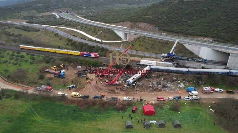 Τέμπη: Έτσι είναι το σημείο της φονικής σύγκρουσης σήμερα – Συνεχίζονται οι έρευνες (εικόνες)