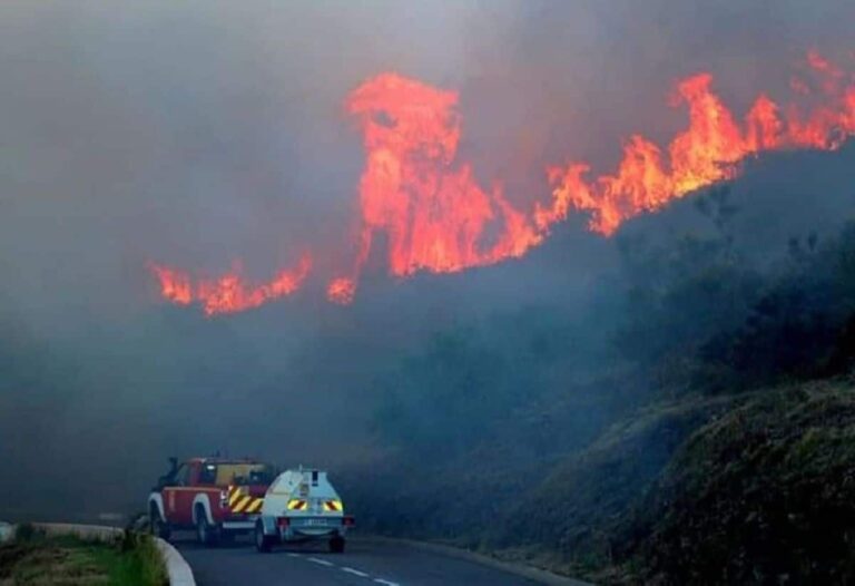 Μεγάλη πυρκαγιά στα σύνορα Γαλλίας-Ισπανίας (βίντεο)