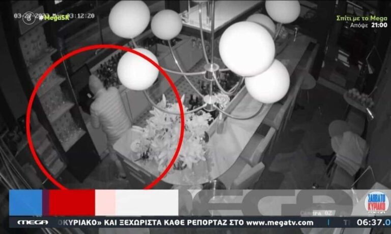 Θρασύτατη ληστεία στο Κολωνάκι: Άρπαξε χρήματα από το ταμείο και γύρισε να πάρει και τα … ψιλά (βίντεο ντοκουμέντο)