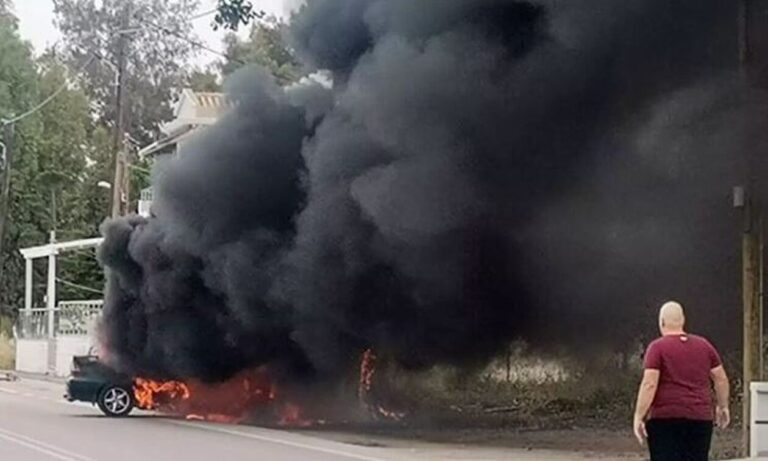 Σοβαρό τροχαίο στην Αργολίδα: Αυτοκίνητο τυλίχθηκε στις φλόγες – Στο σημείο έσπευσε η Πυροσβεστική