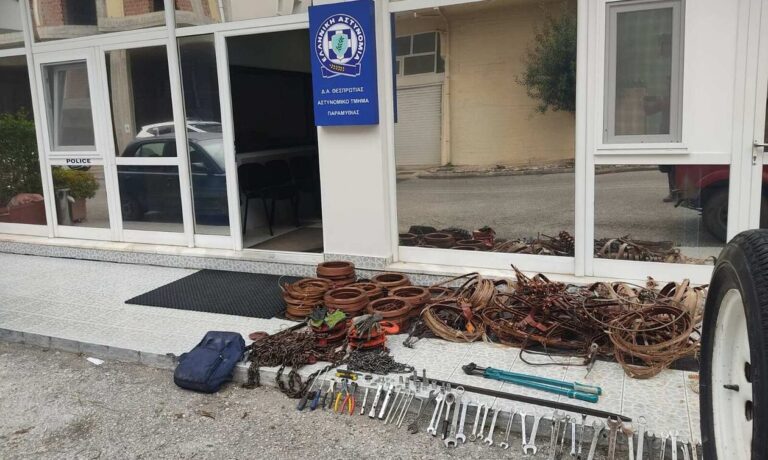 Θεσπρωτία: Τέλος στη δράση εγκληματικής οργάνωσης που έκλεβε καλώδια χαλκού – Χειροπέδες σε τρία άτομα