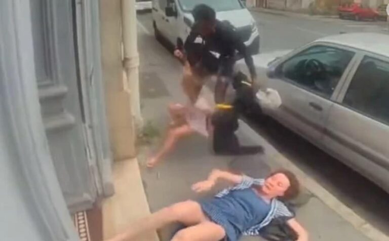 Γαλλία: Βίντεο-σοκ από την άγρια επίθεση άντρα σε γιαγιά και εγγονή!