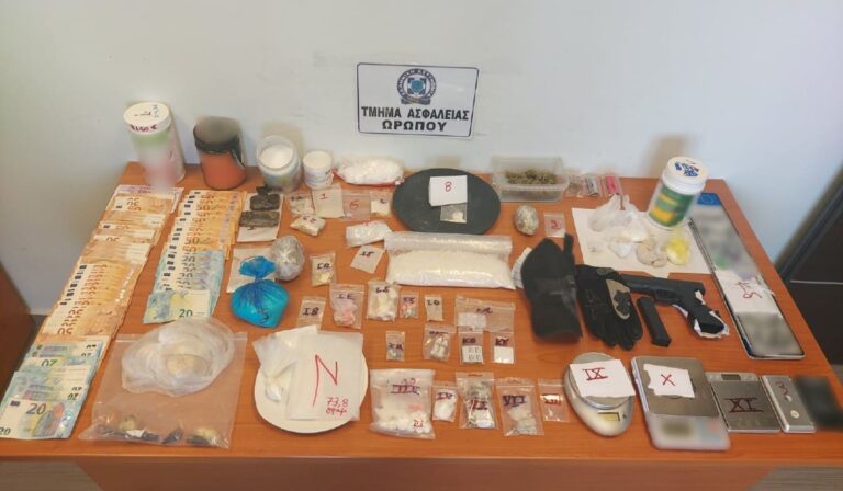 Συνελήφθησαν 3 μέλη συμμορίας διακίνησης ναρκωτικών στις Αφίδνες – Κατασχέθηκαν κοκαΐνη, κάνναβη, μεθαμφεταμίνη και χάπια (εικόνα)