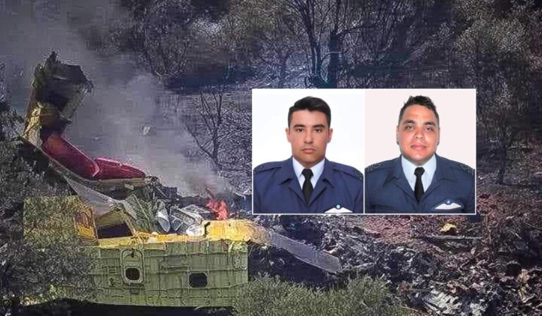 Πτώση Canadair στην Κάρυστο: Το χρονικό της τραγωδίας, ποιοι ήταν οι 2 πιλότοι που «χάθηκαν» – 3ημερο εθνικό πένθος στις Ένοπλες Δυνάμεις