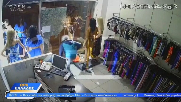 Βανδαλισμοί σε καταστήματα στη Δάφνη – Βίντεο-ντοκουμέντο