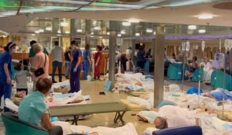 Φωτιά στην Αλεξανδρούπολη: Ξεκίνησαν τα εναέρια μέσα πυρόσβεσης, μάχη για να σωθεί το νοσοκομείο – Συγκλονιστικές εικόνες από το πλοίο που μεταφέρθηκαν οι ασθενείς