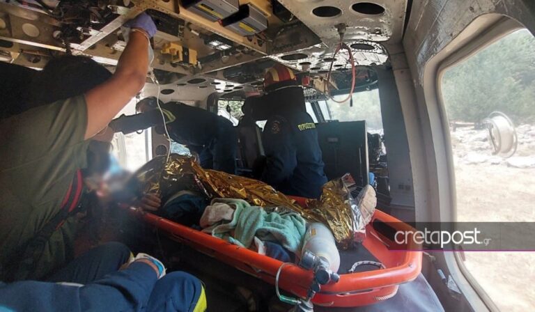 Στην Ισπανία από την Κρήτη μεταφέρθηκε ο 45χρονος τουρίστας που ακρωτηριάστηκε στο Φαράγγι της Σαμαριάς