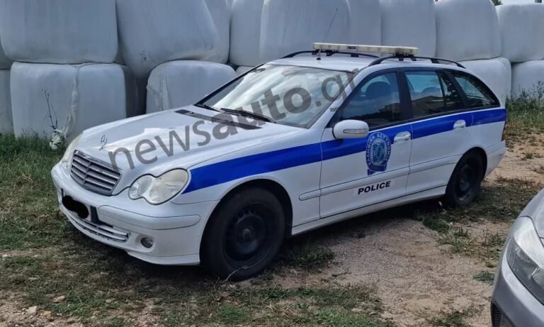 Με Mercedes… 20ετίας η αστυνομία της Χαλκιδικής (εικόνες)