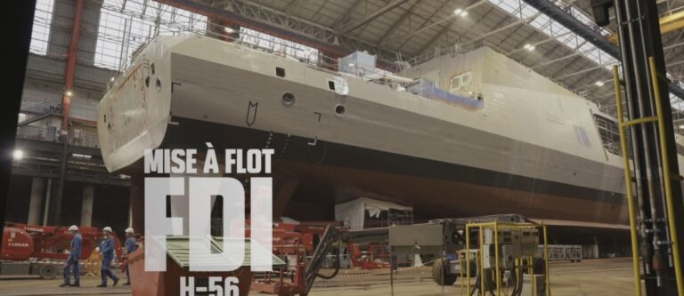 Εντυπωσιακό βίντεο από την προετοιμασία καθέλκυσης της φρεγάτας Belharra «Κίμων»