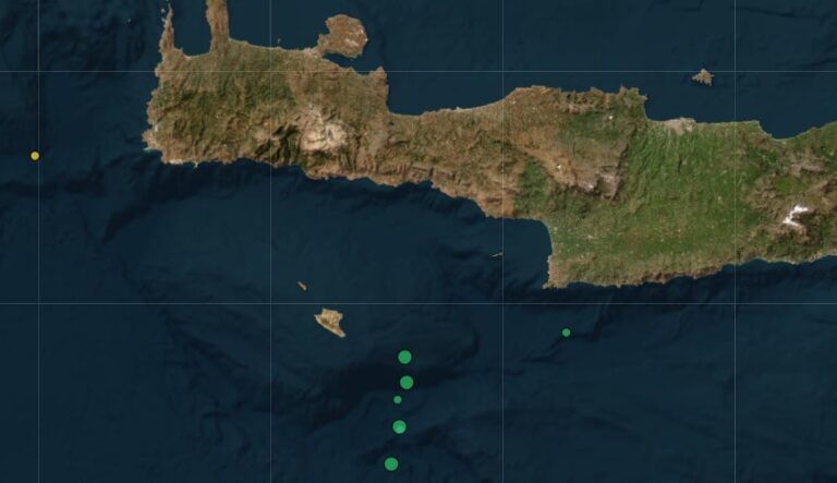 Ταρακουνήθηκε η Γαύδος: Απανωτοί σεισμοί τα ξημερώματα