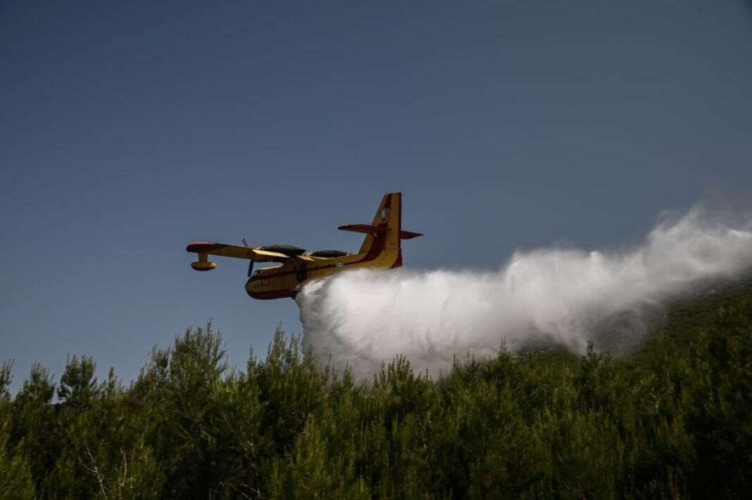 Εικόνα από την άσκηση της Πυροσβεστικής «ΔΙΑ ΠΥΡΟΣ 2022»