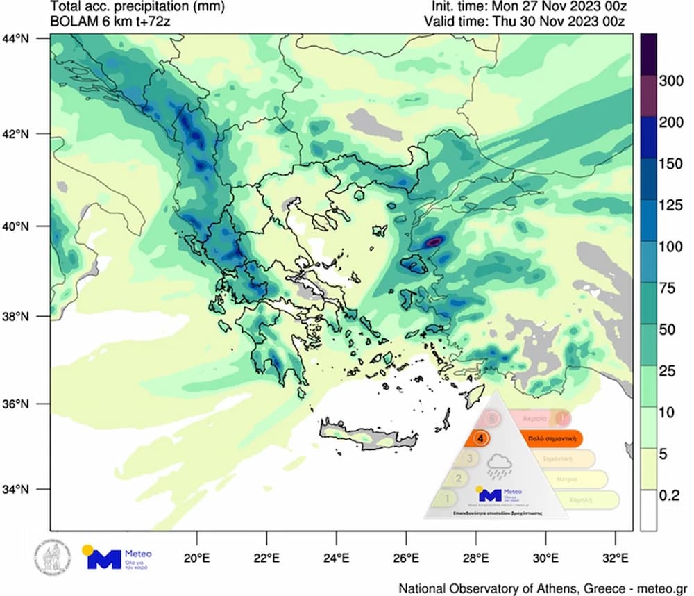 meteo 2 - Νέο κύμα κακοκαιρίας από απόψε στη χώρα με βροχές και καταιγίδες - Πού αναμένονται έντονα φαινόμενα (χάρτες)