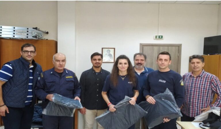 Η Ένωση Αστυνομικών Αλεξανδρούπολης παρέδωσε στολές στο ΤΣΦ Τυχερού