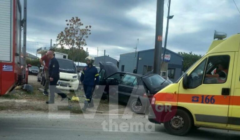 Εύβοια: Σφοδρό τροχαίο με έναν τραυματία (βίντεο)