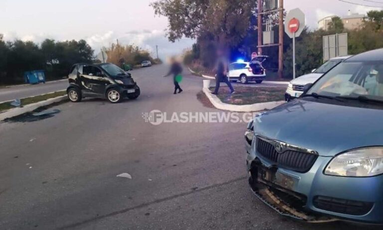 Τροχαίο στα Χανιά: Σύγκρουση αυτοκινήτων στη γέφυρα του Γαλατά – Στο νοσοκομείο μία γυναίκα