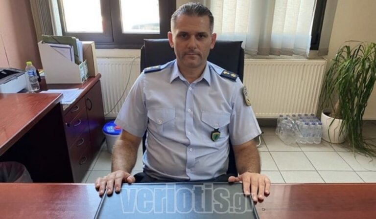 Βέροια: Ο Διοικητής Θωμάς Νιώπας είναι αποφασισμένος να βάλει σε τάξη το κυκλοφοριακό